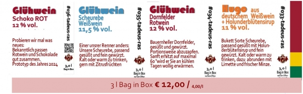 Gewürzte Scheurebe mit Holunderblütensirup